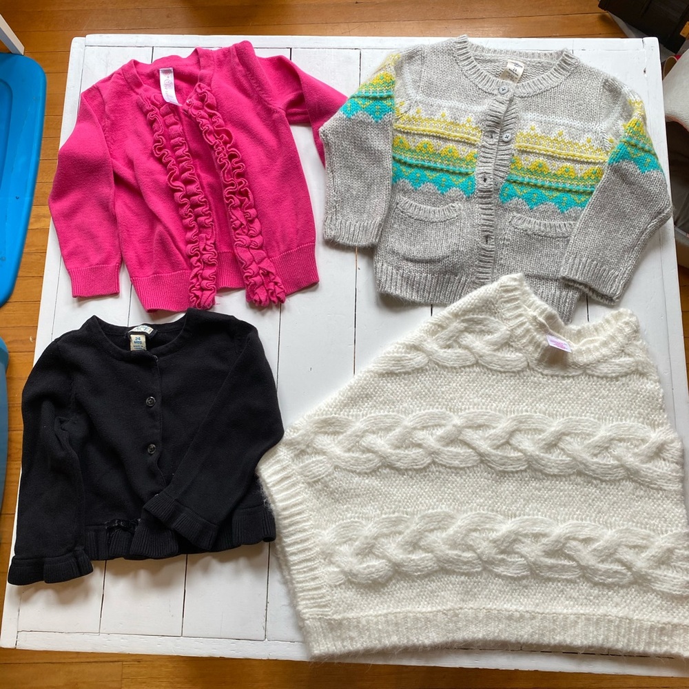 Girls Sweater Lot